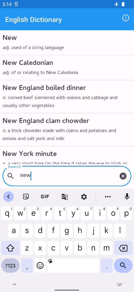 Offline English Dictionary